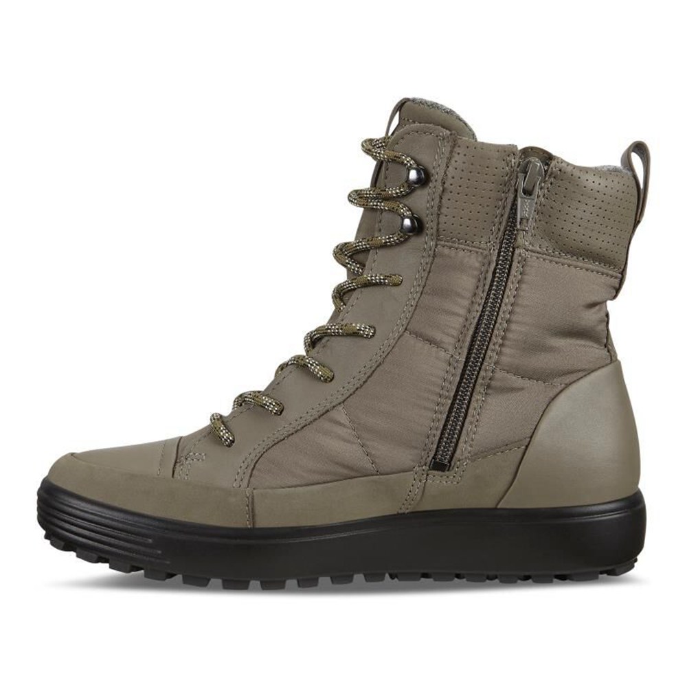 Womens Boots - ECCO Soft 7 Tred - Dark Grey - 6471CYQWJ